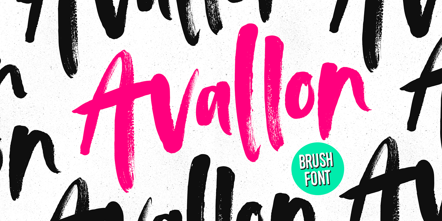 Avallon Font preview